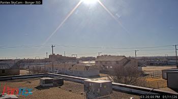 Weather camera view of Borger ISD.