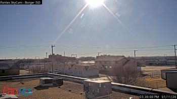 Weather camera view of Borger ISD.