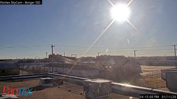 Weather camera view of Borger ISD.