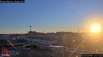 Weather camera view of Borger ISD.