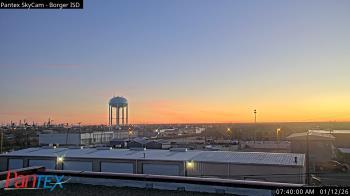 Weather camera view of Borger ISD.