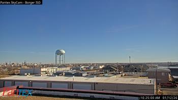 Weather camera view of Borger ISD.