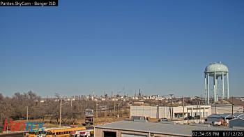 Weather camera view of Borger ISD.