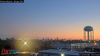 Weather camera view of Borger ISD.
