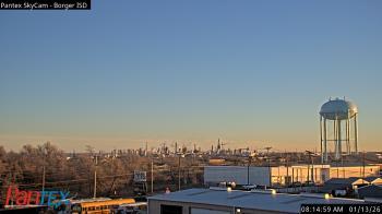 Weather camera view of Borger ISD.