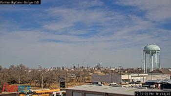 Weather camera view of Borger ISD.