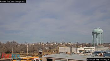 Weather camera view of Borger ISD.