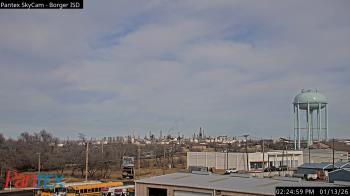 Weather camera view of Borger ISD.