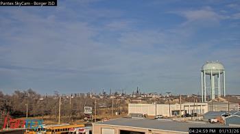 Weather camera view of Borger ISD.
