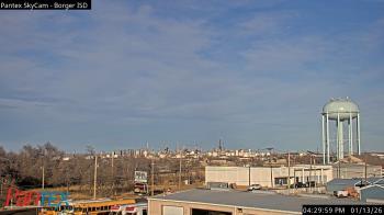 Weather camera view of Borger ISD.