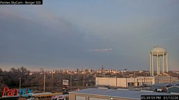 Weather camera view of Borger ISD.