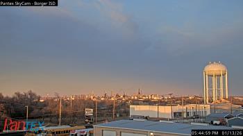 Weather camera view of Borger ISD.