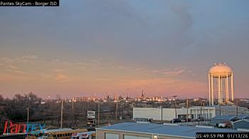 Weather camera view of Borger ISD.