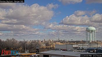 Weather camera view of Borger ISD.