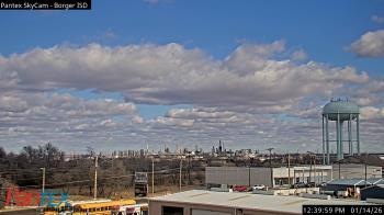 Weather camera view of Borger ISD.