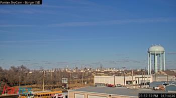 Weather camera view of Borger ISD.