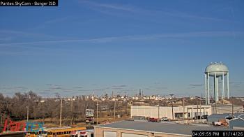Weather camera view of Borger ISD.