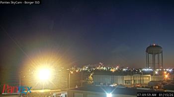 Weather camera view of Borger ISD.