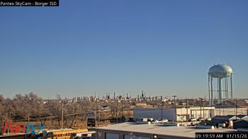 Weather camera view of Borger ISD.