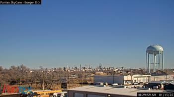 Weather camera view of Borger ISD.