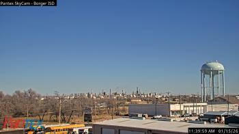 Weather camera view of Borger ISD.