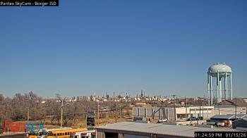 Weather camera view of Borger ISD.