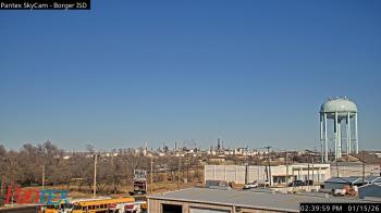 Weather camera view of Borger ISD.