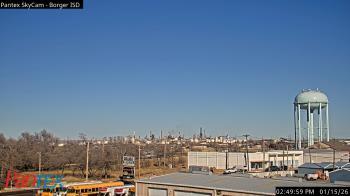 Weather camera view of Borger ISD.