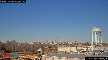 Weather camera view of Borger ISD.