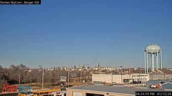 Weather camera view of Borger ISD.