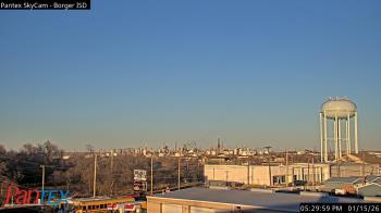 Weather camera view of Borger ISD.