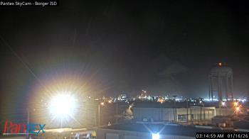 Weather camera view of Borger ISD.