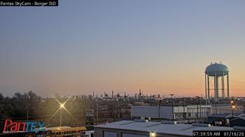 Weather camera view of Borger ISD.