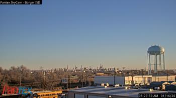 Weather camera view of Borger ISD.