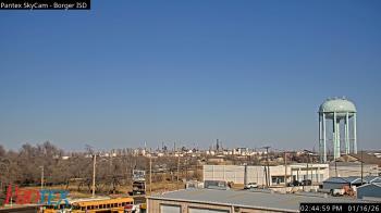 Weather camera view of Borger ISD.