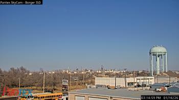 Weather camera view of Borger ISD.
