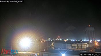 Weather camera view of Borger ISD.