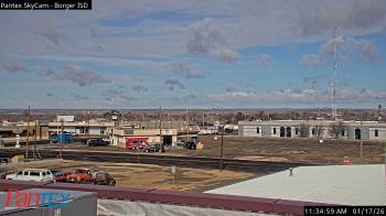 Weather camera view of Borger ISD.
