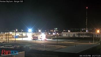 Weather camera view of Borger ISD.