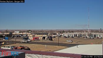 Weather camera view of Borger ISD.