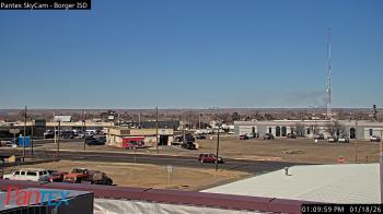 Weather camera view of Borger ISD.