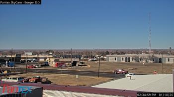 Weather camera view of Borger ISD.