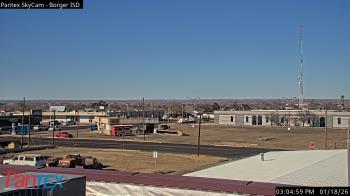 Weather camera view of Borger ISD.