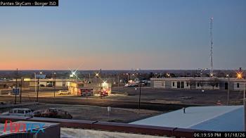 Weather camera view of Borger ISD.