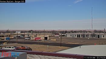 Weather camera view of Borger ISD.
