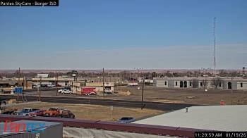 Weather camera view of Borger ISD.