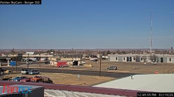Weather camera view of Borger ISD.