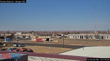 Weather camera view of Borger ISD.