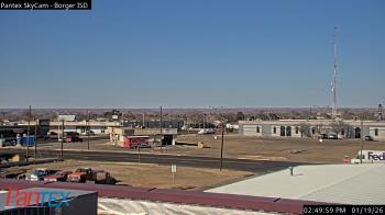 Weather camera view of Borger ISD.