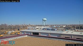 Weather camera view of Borger ISD.